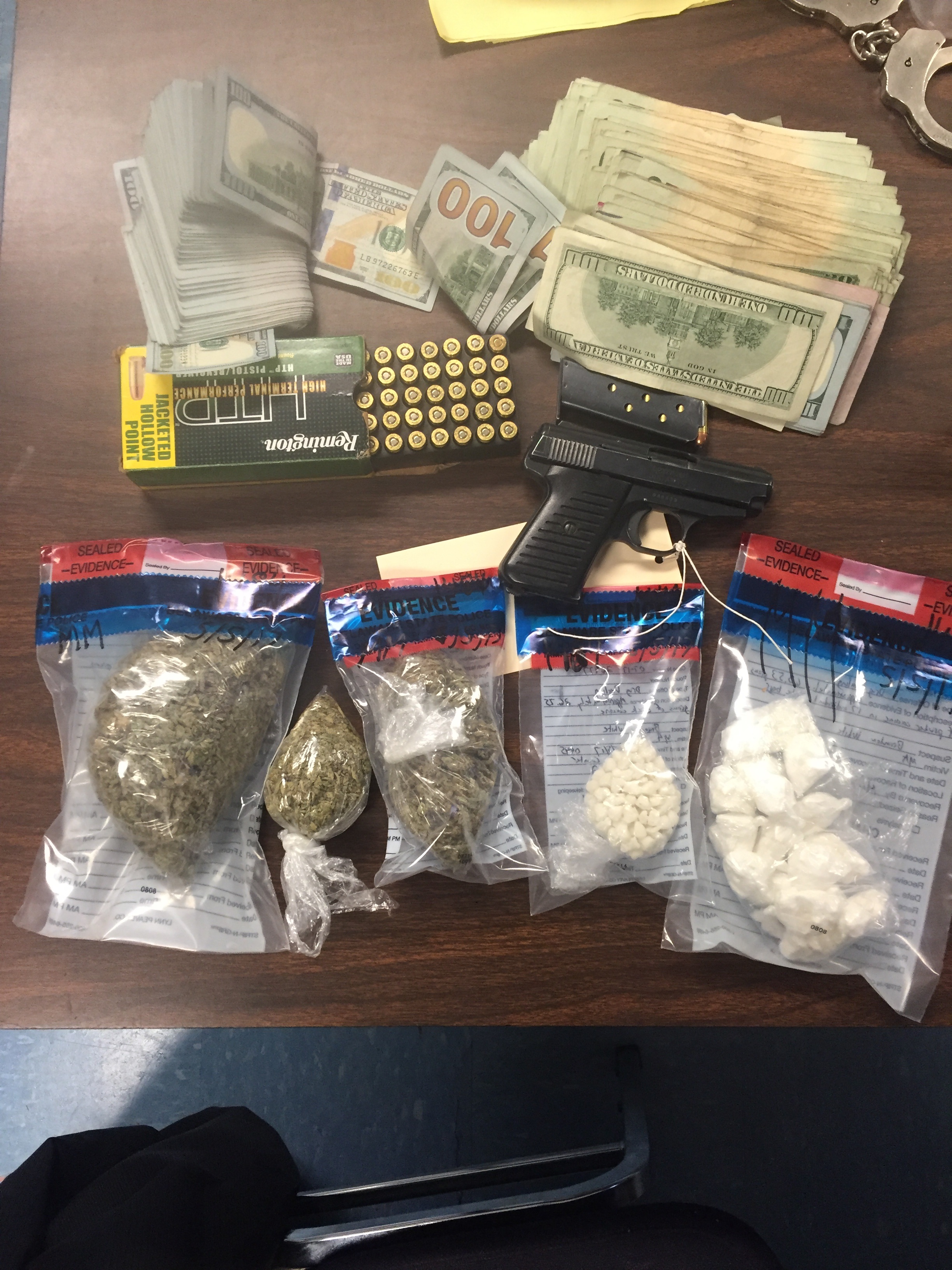 Seized drugs, weapon, ammo and usc 1