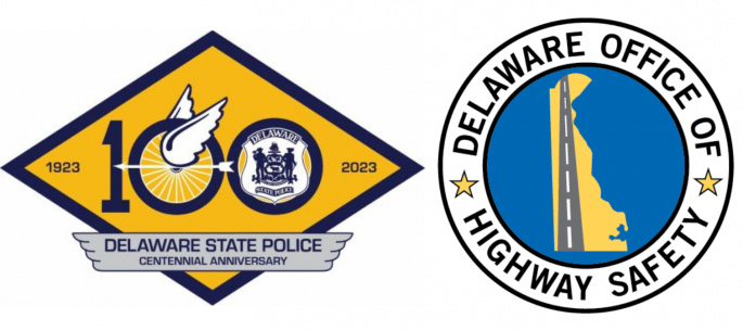 Delaware State Police Centennial Anniversary Logo and Delaware Office of Highway Safety Logo