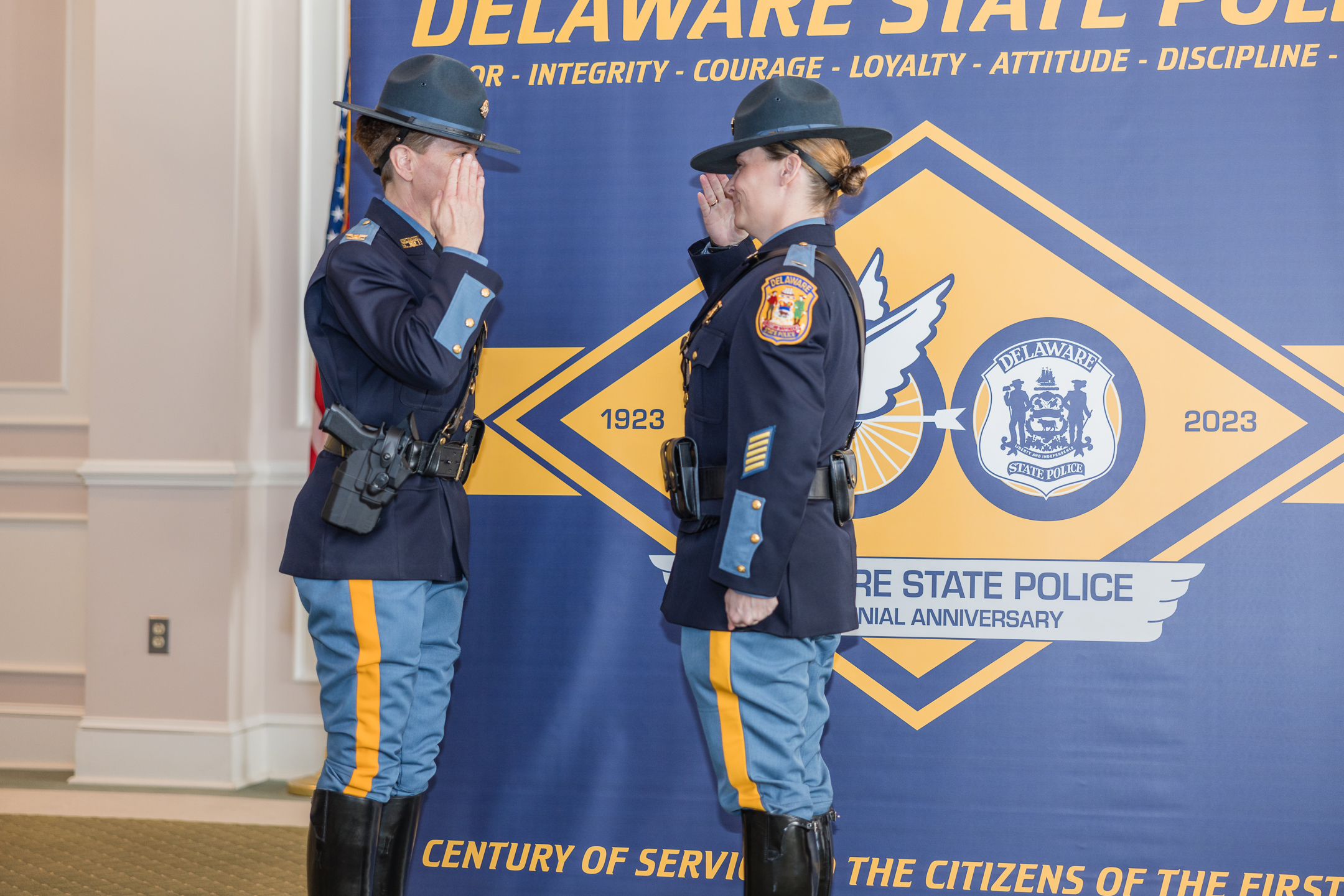Colonel Melissa Zebley Announces State Police Promotions Delaware State Police State Of Delaware