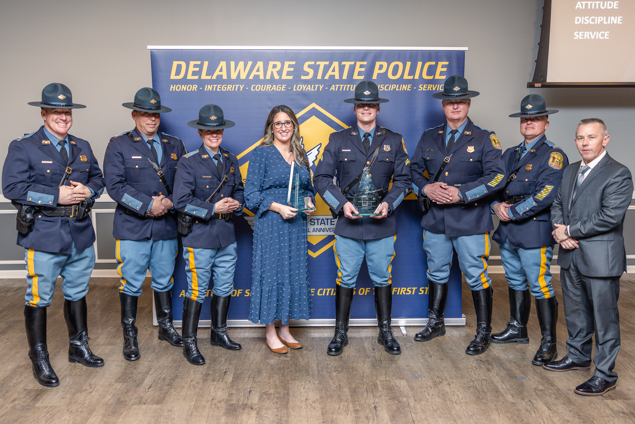 Delaware State Police Announce 2022 Trooper and Civilian Employee of the  Year - Delaware State Police - State of Delaware