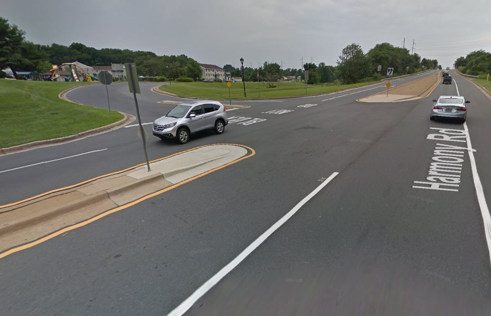 Google map image of Harmony Road and Harmony Crest Road