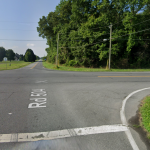 Google map image of intersection at Providence Church Rd and Delmar Rd