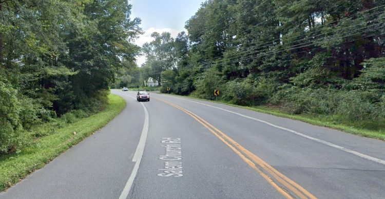 Salem Church Road at Arthurs Drive