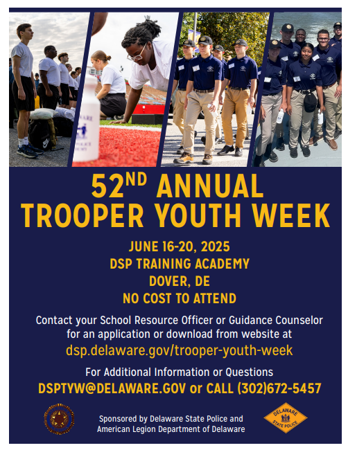 Trooper Youth Week flyer