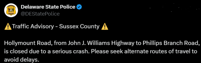 Hollymount Road tweet