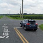 Google maps screenshot of the Staytonville Road and Shawnee Road intersection