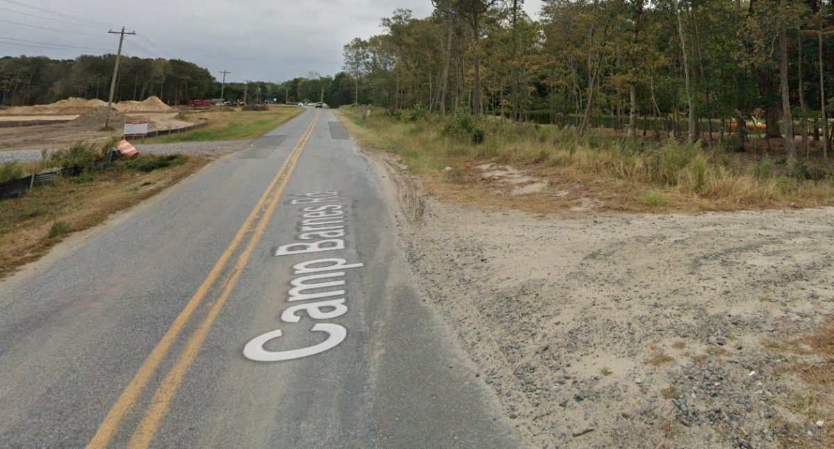 Google Maps screenshot of Camp Barnes Rd