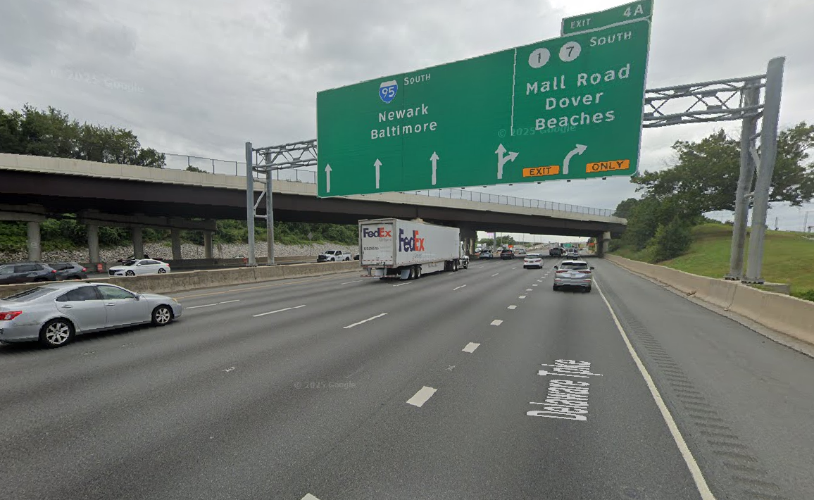 Google maps screenshot of fatal crash area