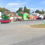 Google screenshot of collision area