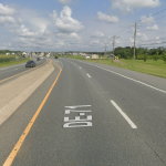 Google Maps screenshot of crash location.