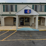 Google screenshot of the front of Motel 6