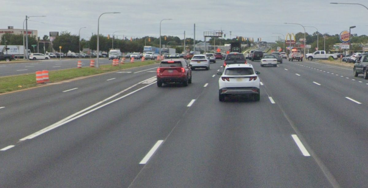 Google maps screenshot of the area of the crash