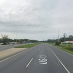 General Google map screenshot of the crash area