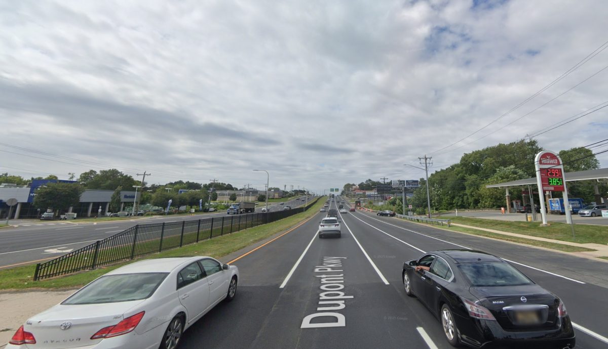 Google maps screenshot of the area of the crash