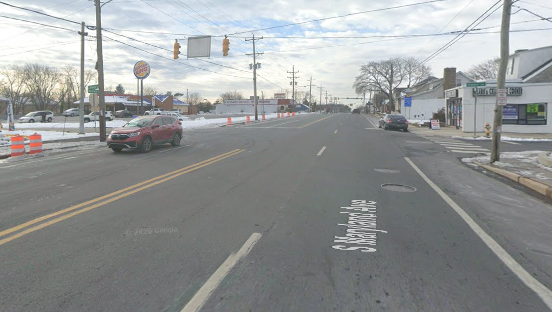 Image of the intersection of South Maryland Avenue and Reamer Avenue