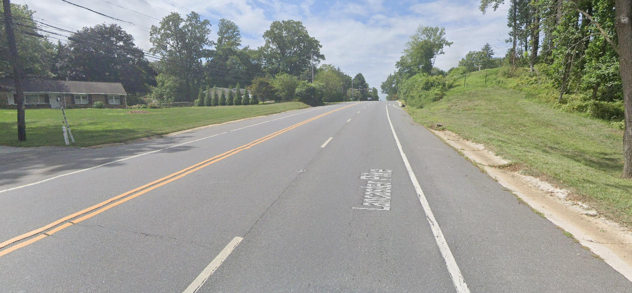 Image of Lancaster Pike south of Mc Govern Road
