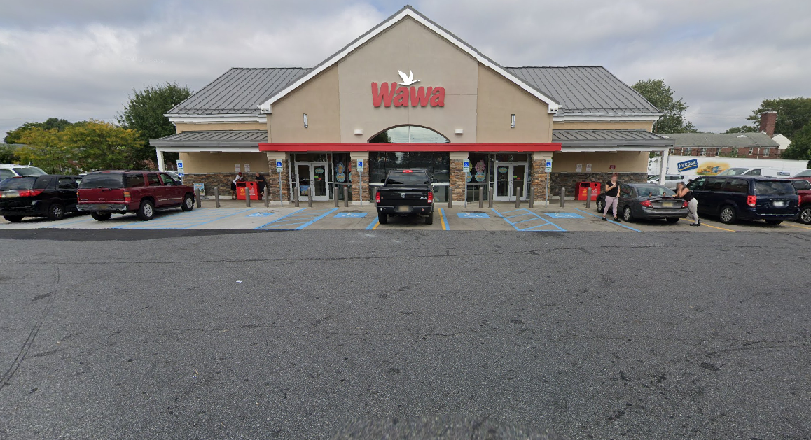 Image of the Wawa located at 1515 North Dupont Highway, in New Castle