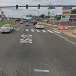 Image of the fatal crash location