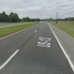Screenshot from Google Maps of the Fatal Crash Location