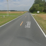 Screenshot of Google streetview of the fatal crash location