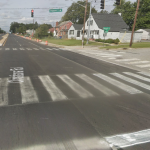 Screenshot of Google Maps image of the intersection of Christiana Road and Pleasant Place.
