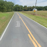 Screenshot from Google Maps of Woodpecker Road, west of Butler Branch Road.
