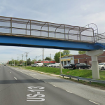 Screenshot from Google Maps image of the crash location.