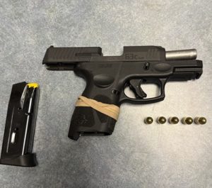Image of the handgun recovered from the 17-year-old.